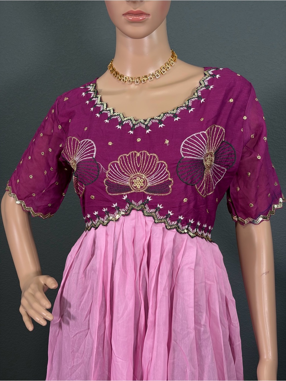 Brand new cotton maxi dress for women (L up to XL)